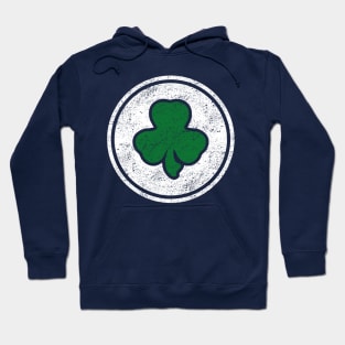 Shamrock Clover Leaf Distressed Hoodie